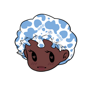 Bonnet Sticker | Blue Cow