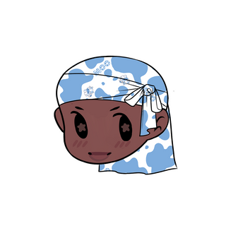 Durag Sticker | Blue Cow