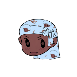 Durag Sticker | Blue Kembeckled