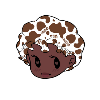 Bonnet Sticker | Brown Cow