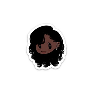 Hair Sticker | Wavy Side Part