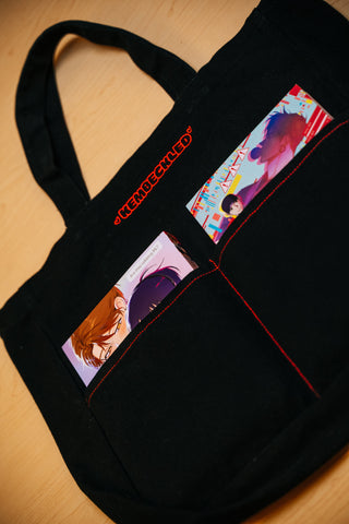Tote Bag | Boys Love - BLK/RD [Preorder:  Ships November 2026]