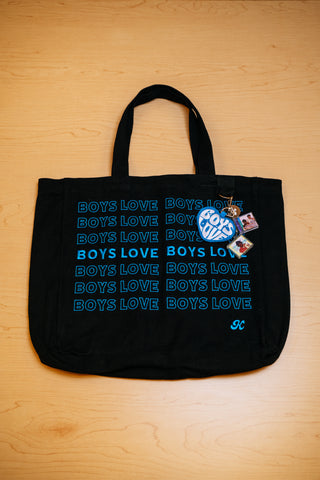 Tote Bag | Boys Love - BLK/BL [Preorder:  Ships November 2026]