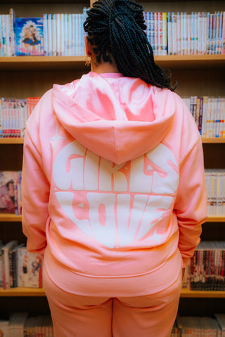 Hoodie | Girls Love - PK/WH [Preorder:  Ships November 2026]