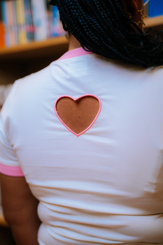 Tee | Girls Love - WH/PK [Preorder:  Ships November 2026]