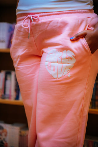 Pants | Girls Love - PK/WH [Preorder:  Ships November 2026]