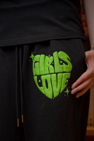 Pants | Girls Love - BLK/GR [Preorder:  Ships November 2026]