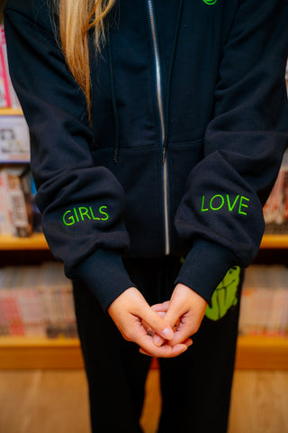 Hoodie | Girls Love - BLK/GR [Preorder:  Ships November 2026]