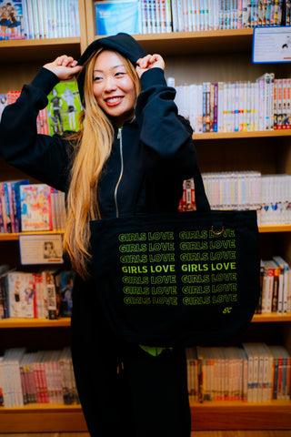 Tote Bag | Girls Love - BLK/GR [Preorder:  Ships November 2026]