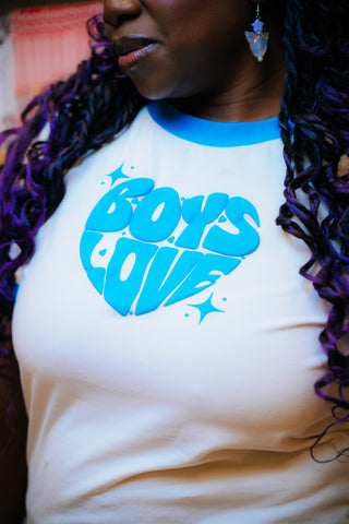 Tee | Boys Love - WH/BL [Preorder:  Ships November 2026]