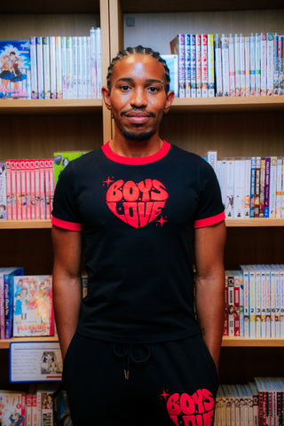 Tee | Boys Love - BLK/RD [Preorder:  Ships November 2026]