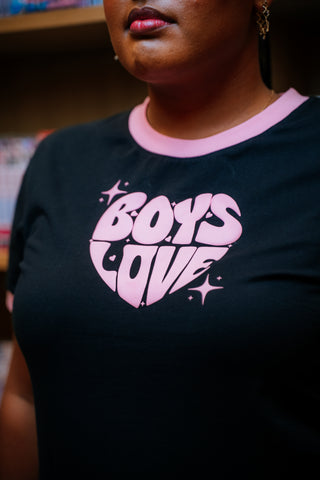Tee | Boys Love - BLK/PK [Preorder:  Ships November 2026]