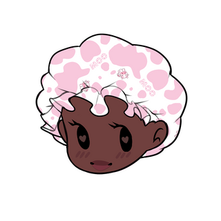 Bonnet Sticker | Pink Cow