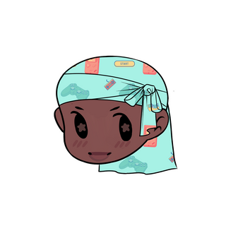 Durag Sticker | Turquoise Gamer