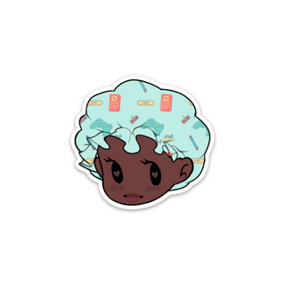 Bonnet Sticker | Turquoise Gamer