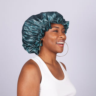 Classic Bonnet | Green Paisley