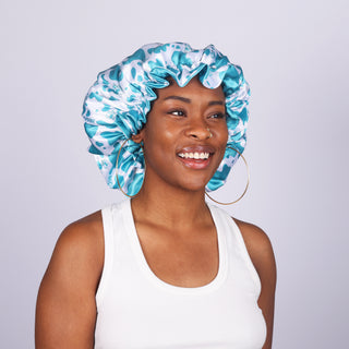 Classic Bonnet | Teal Cow