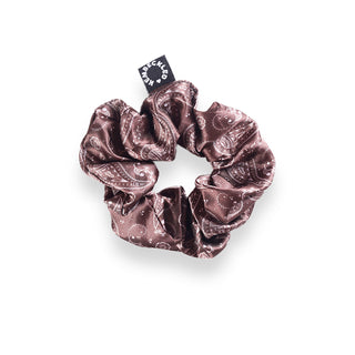 Scrunchie | Brown Paisley