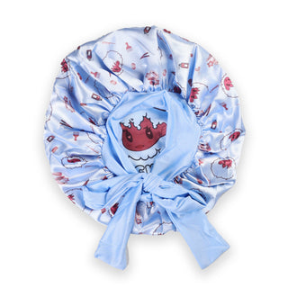 Tie Bonnet | Blue Kembeckled