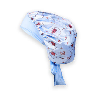 Tie Bonnet | Blue Kembeckled