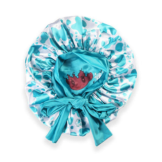 Tie Bonnet | Teal Cow [PRESALE: SHIPS MAY 2025]